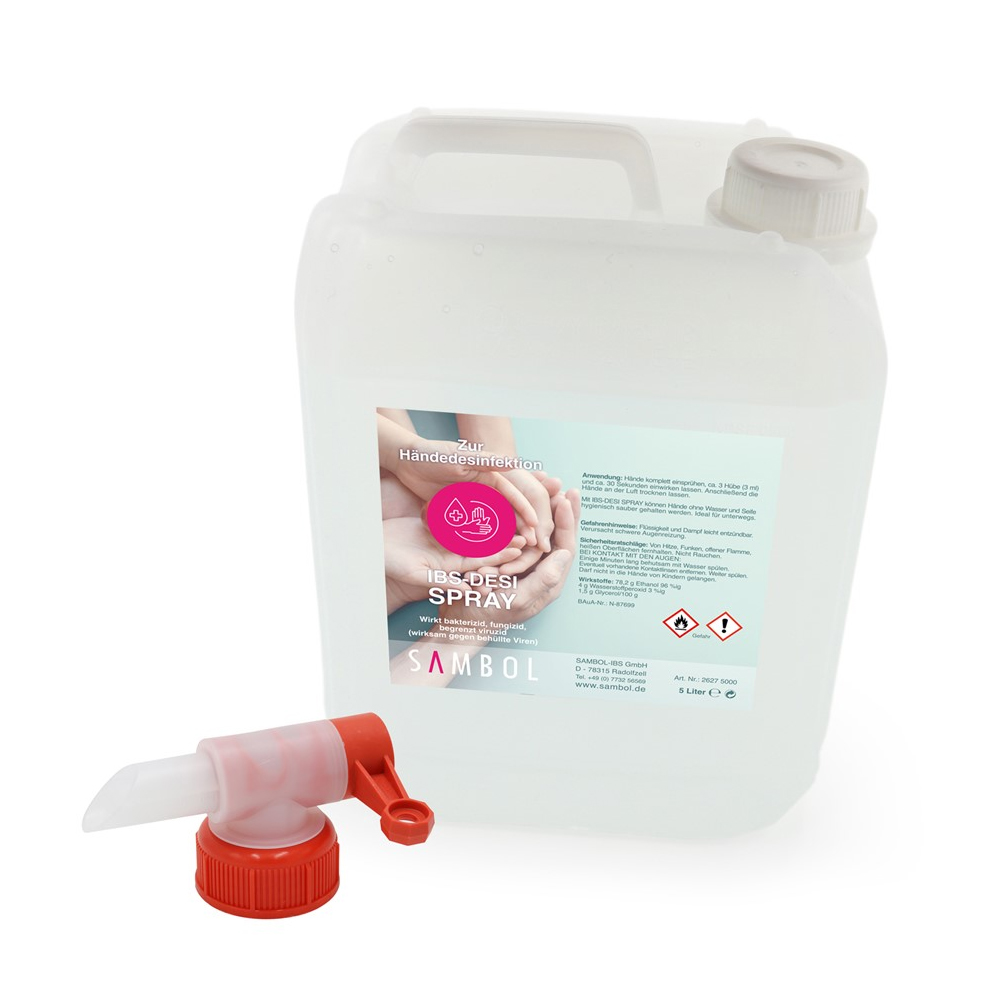 IBS-DESI voor handdesinfectie, container, 5000 ml