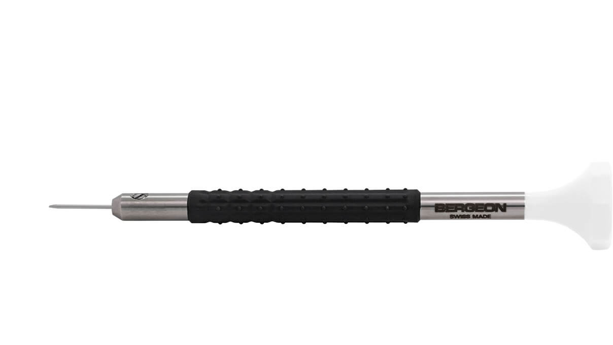 Bergeon 6899-060 screwdriver, blade 0,6 mm, white