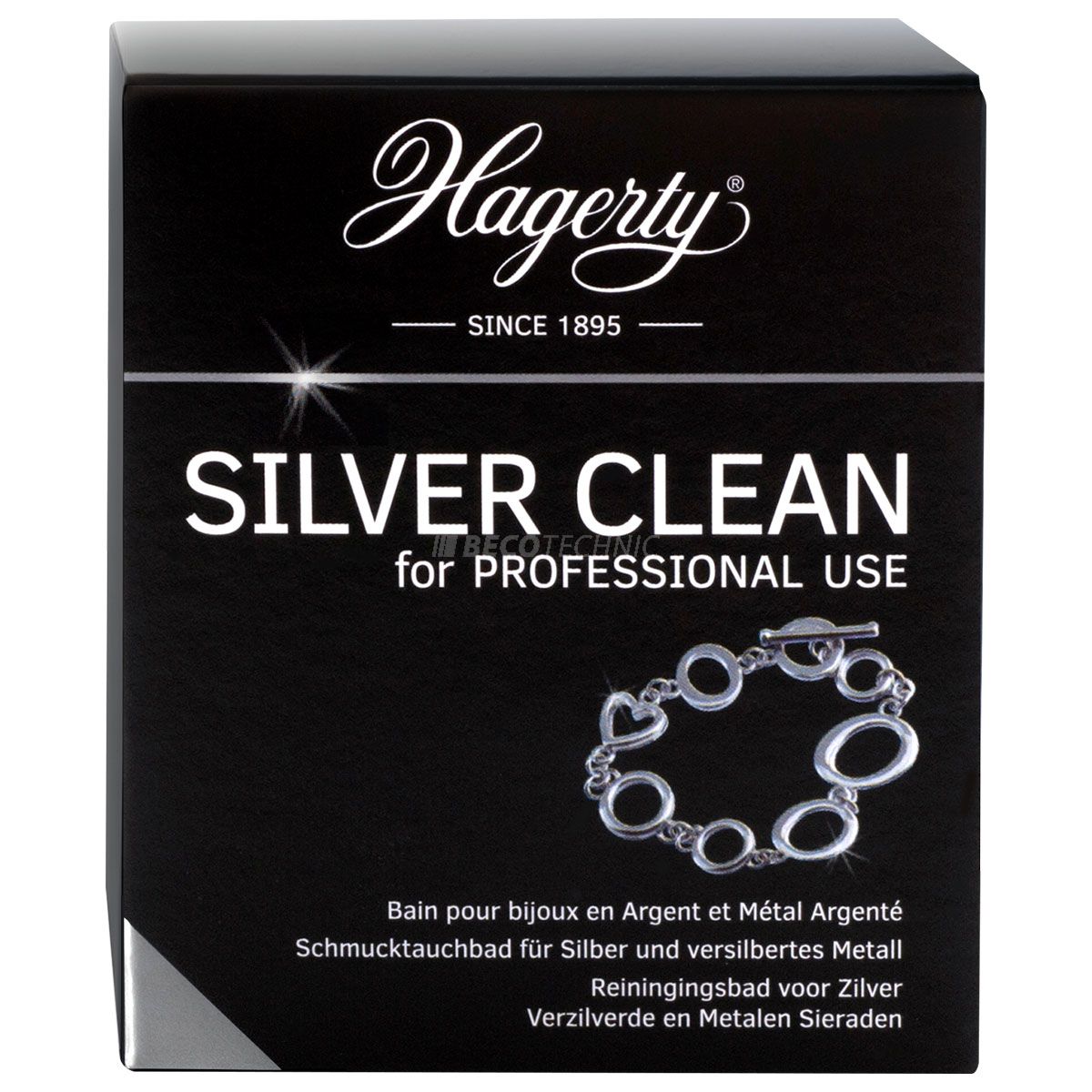 Hagerty Silver Clean Professional, dipping bath for silver, 170 ml