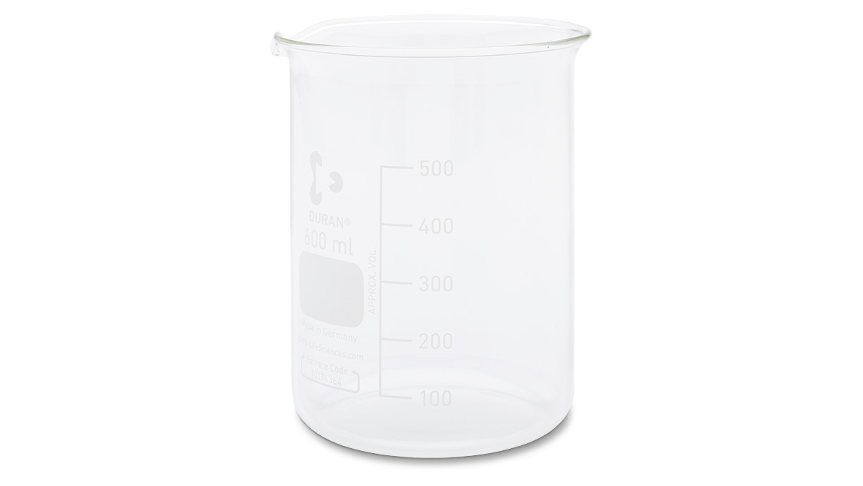 Elma reinigingspot zonder deksel en rubberen afdichtring, 600 ml