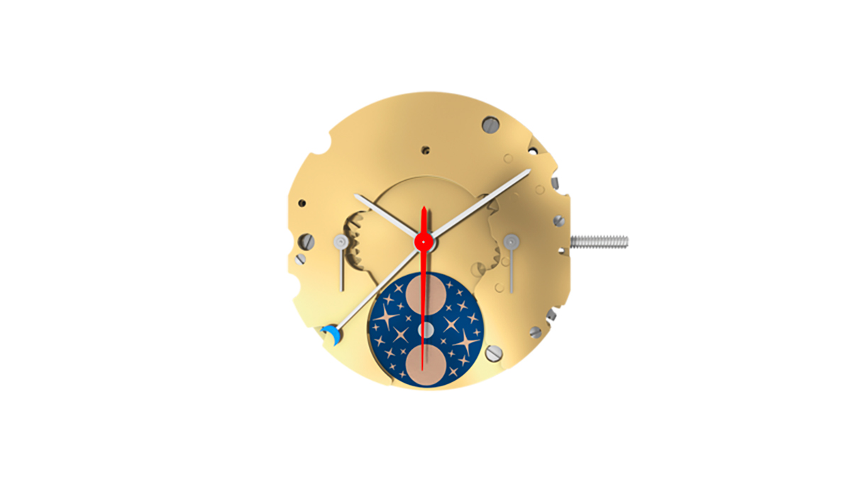 AU-Werk Ronda 706B 10 1/2''' DATE3/DAY9 SC 52WEEKS Quarz (371 | SR920SW)