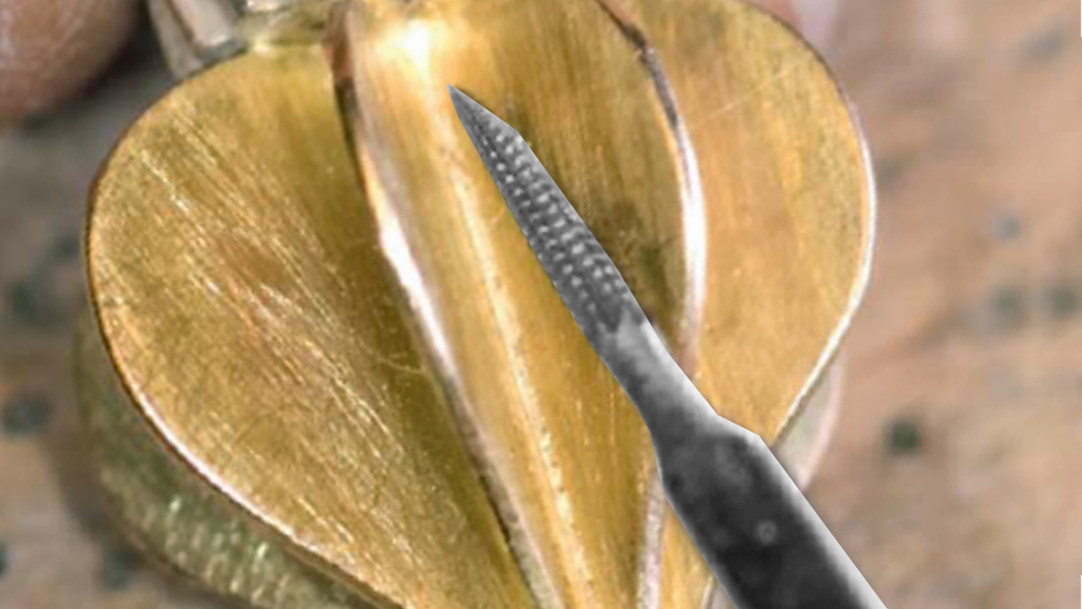 Steel instrument, Krause-Cross Cut, type 194, N° 12