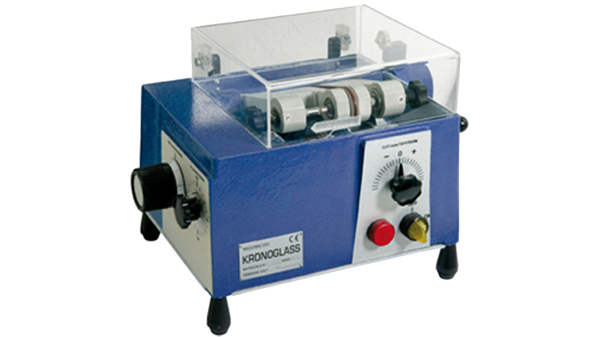 Glass grinding machine with geared motor incl. basic equipment