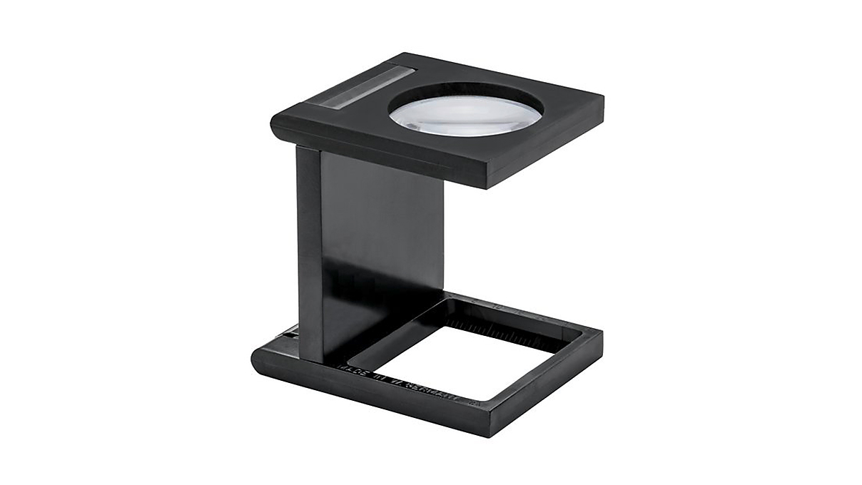 Eschenbach 1271 Mess-Fadenzähler, Kunststoff, Linse Ø 12 mm, plankonvex, Vergrößerung 10x