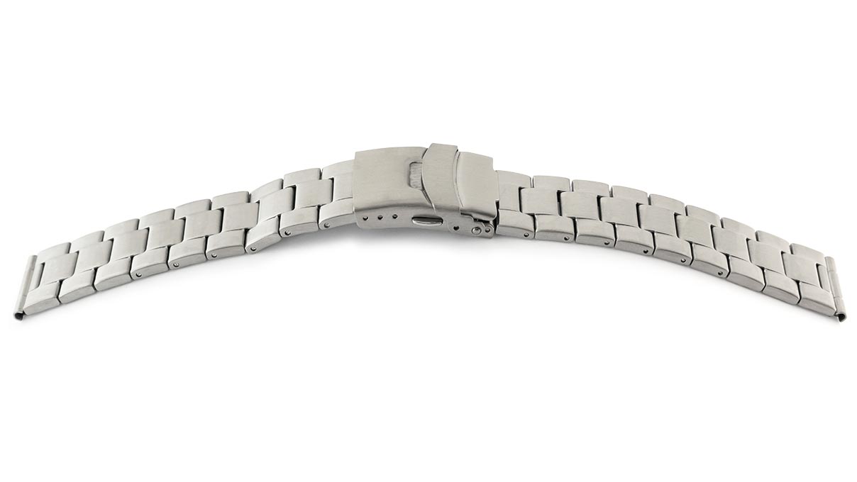 Watch Bracelet Sport, Stainless steel, width 20 mm, lug width 20 mm, length 180 mm