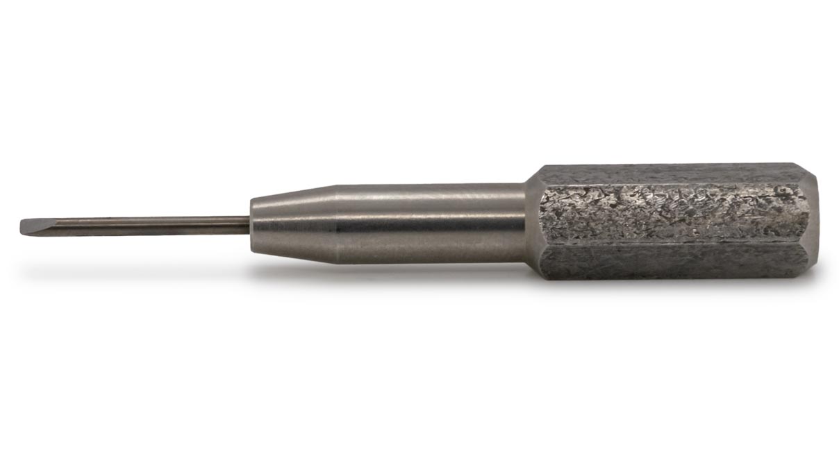 Schraubendreherklinge, Ø 1,3 mm, mit 1/4"-Sechskant-Bit