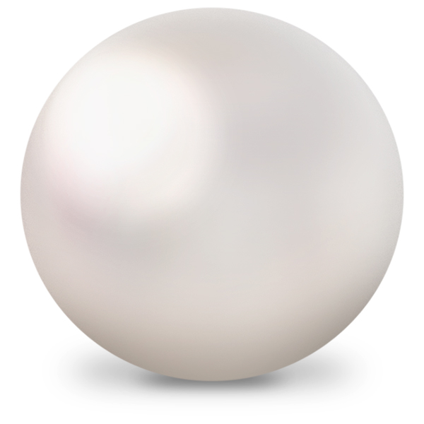 Frischwasser-Zuchtperle, 4/4, weiß, Ø 6 - 6,5 mm, angebohrt