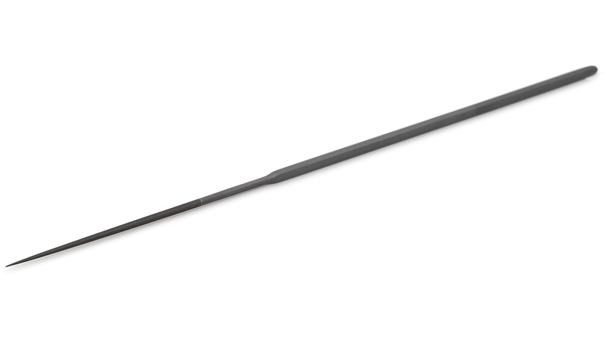 Diamant-naaldvijl, rond, korrel D 15, coating 70 mm, lengte 140 mm