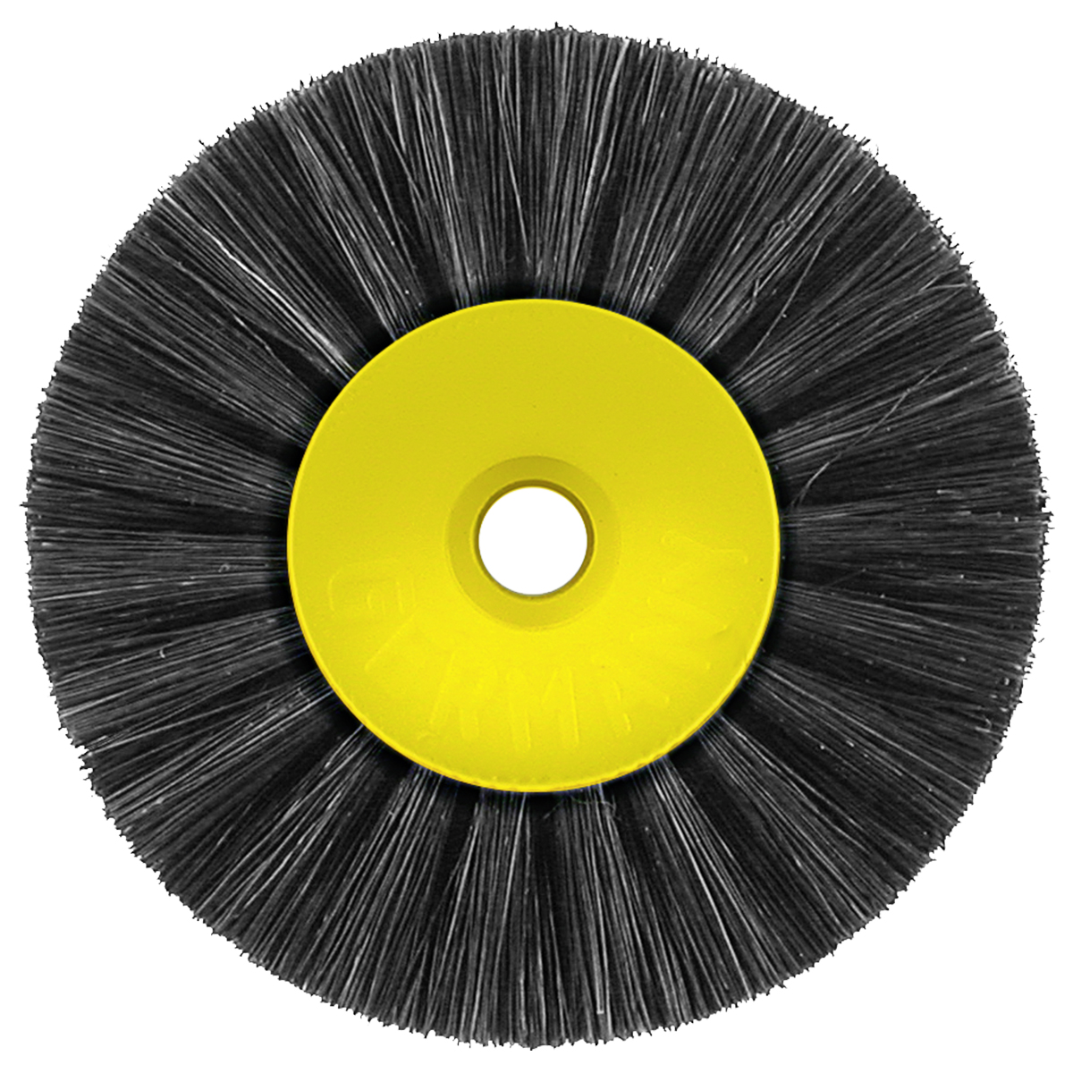HoPla Circular brush bristles black 50 mm with plastic centre