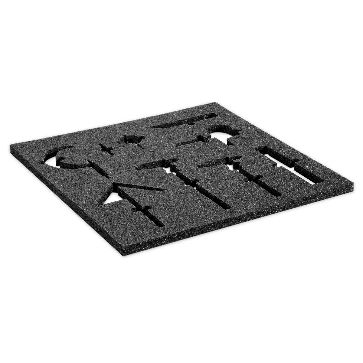 Lista foam insert 54 x 36 E, thickness 22 mm, black