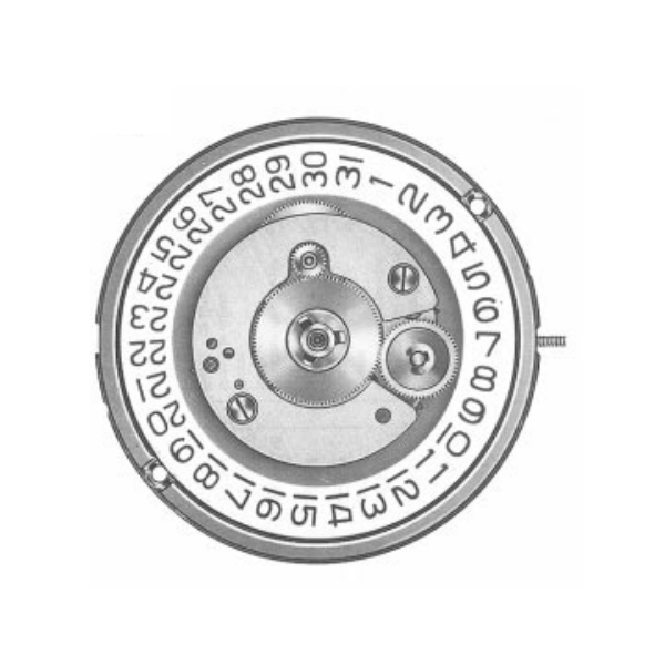 Mvt. ETA 255.561 H2 10 1/2''' DATE3 SC TIME ZONE MECHANISM Quartz (373 | SR916SW)