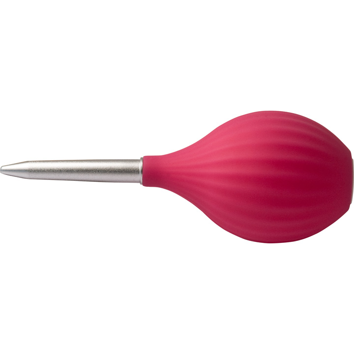 Ventilador rosa con dos extensiones de plástico