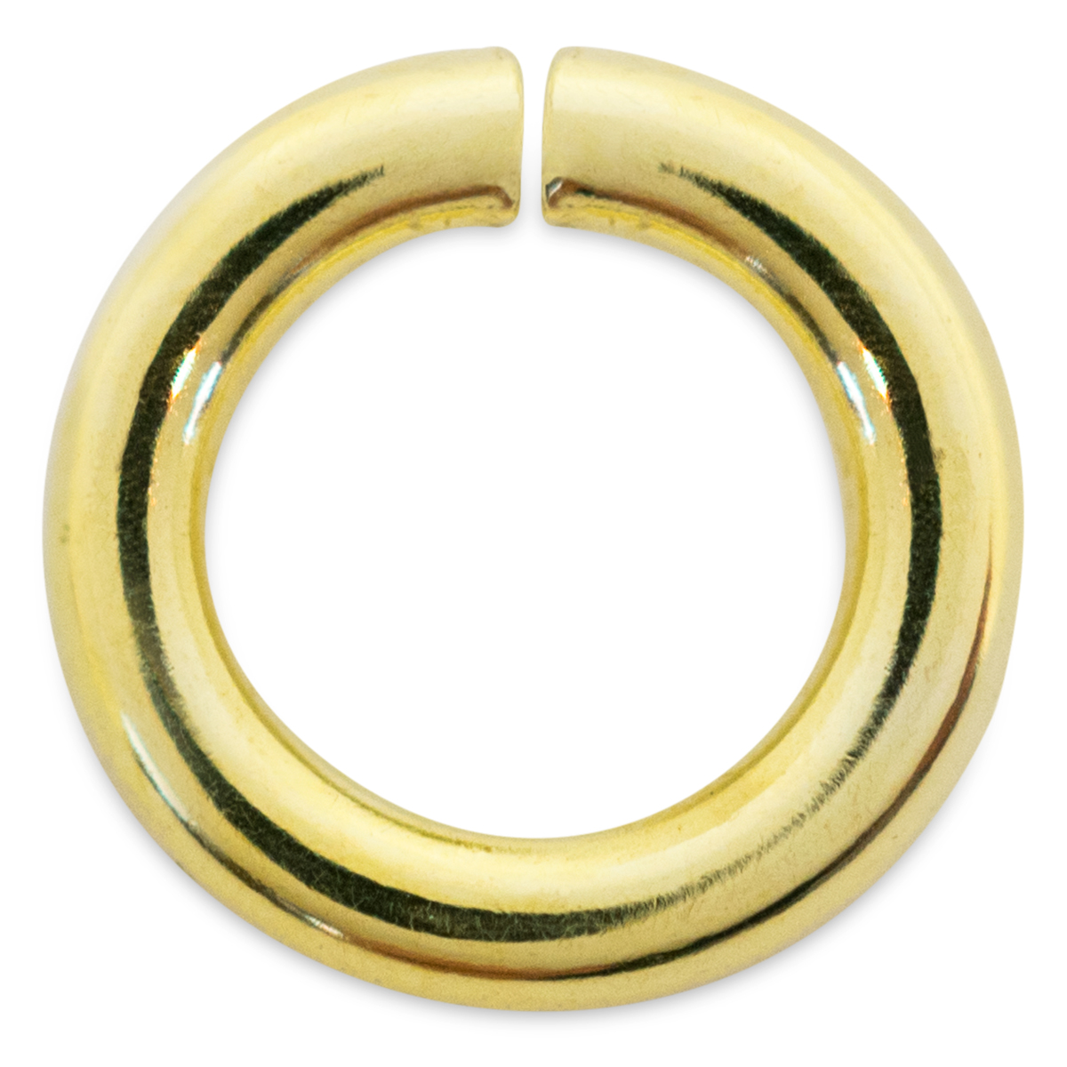 Jump rings, round, 333/- Yellow gold, Ø 3,5 mm, Thickness 0,5 mm