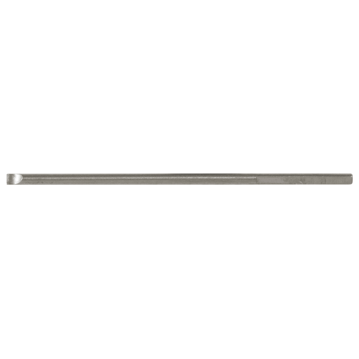 4 Blades for Ergo screwdriver, slot, 0,80 mm, hollow ground, yellow, stainless steel