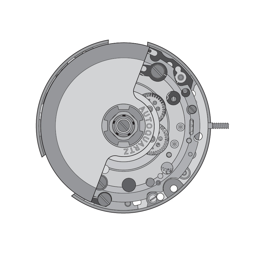 AU-Werk ETA 204.901 H1 SC AUTOQUARTZ Quarz (Akku)