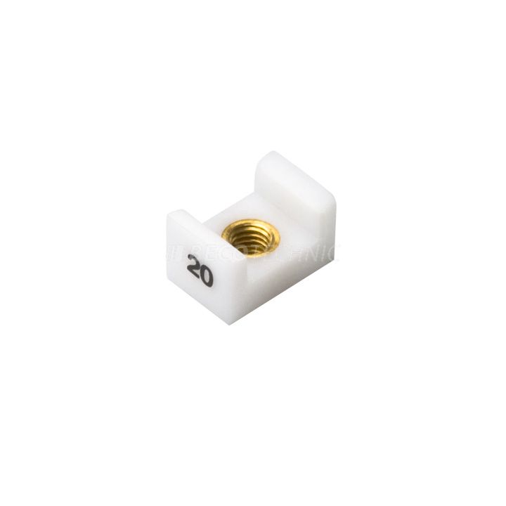 Delrin dies, square shaped size 20