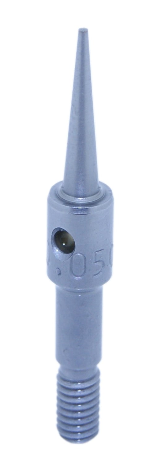 Badeco Spitze für Niet- und Fasserhammer, rund und glatt, 0,50 mm