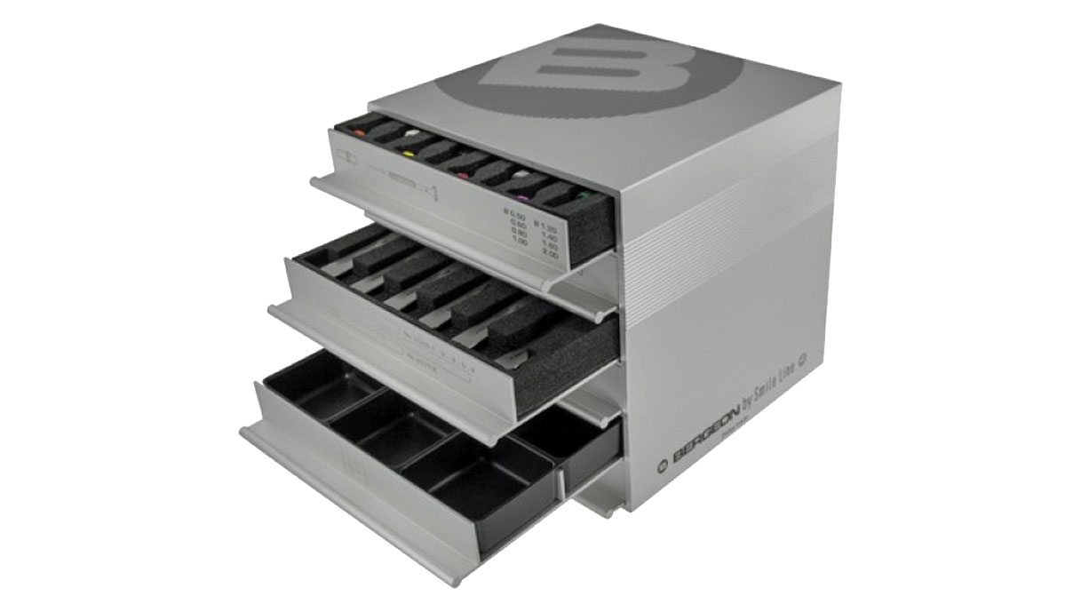 Bergeon 7014-G-V4 aluminum drawer cabinet (B-Cube)