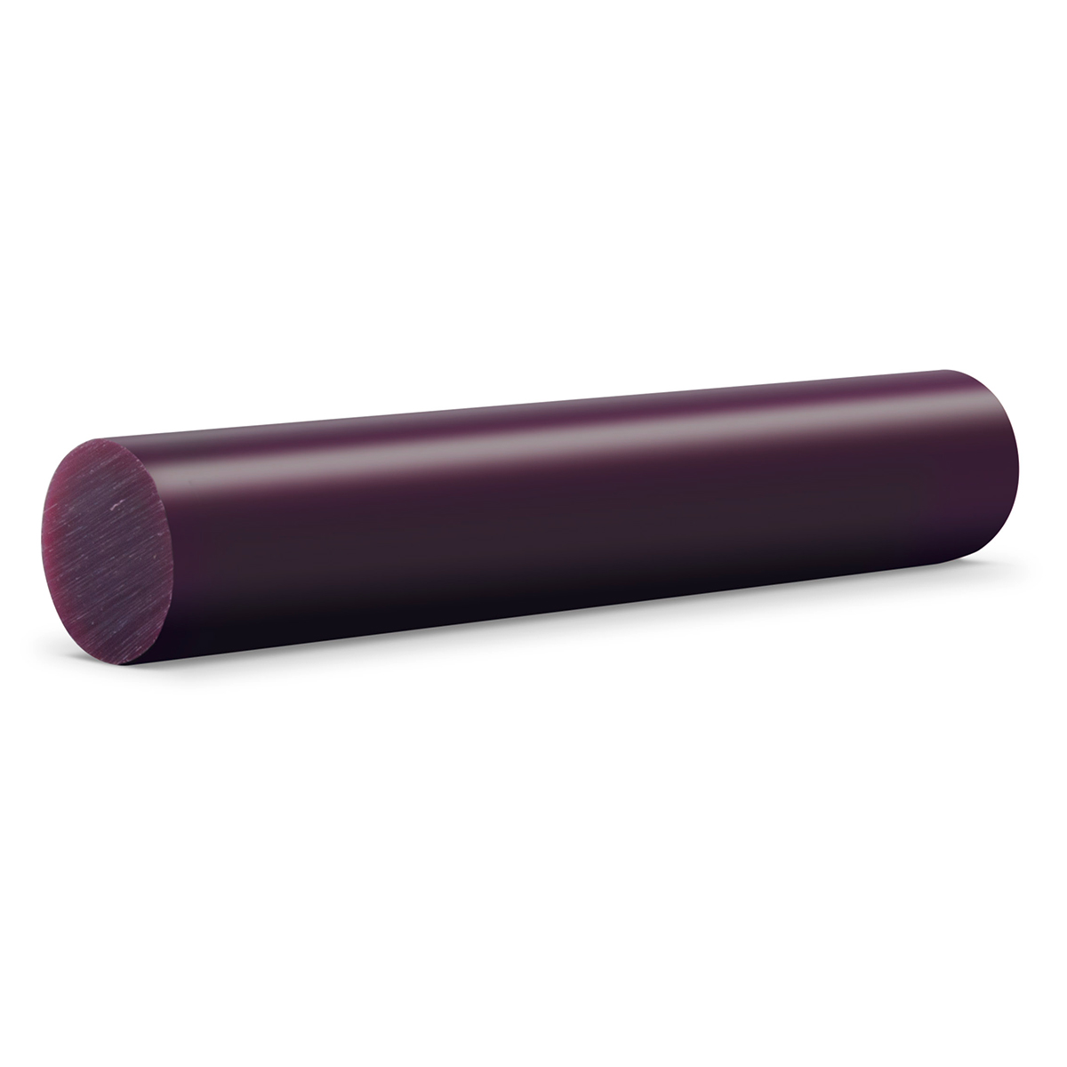 Carving wax tube, Ø 27 mm, round solid, purple, medium