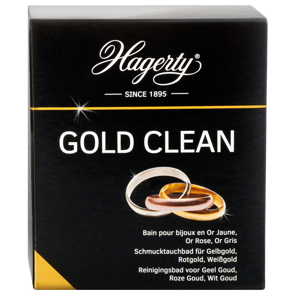Hagerty Gold Clean, dipping bath for gold, 170 ml