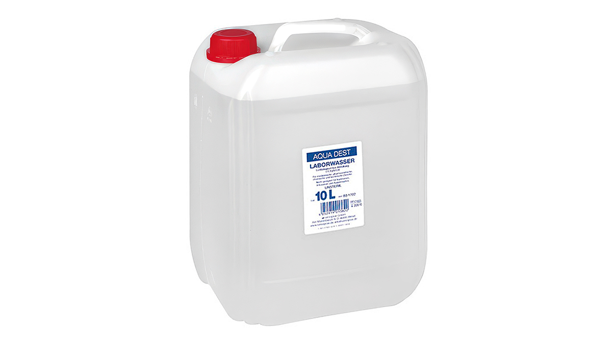 Aqua Dest, Laborwasser, 10 l