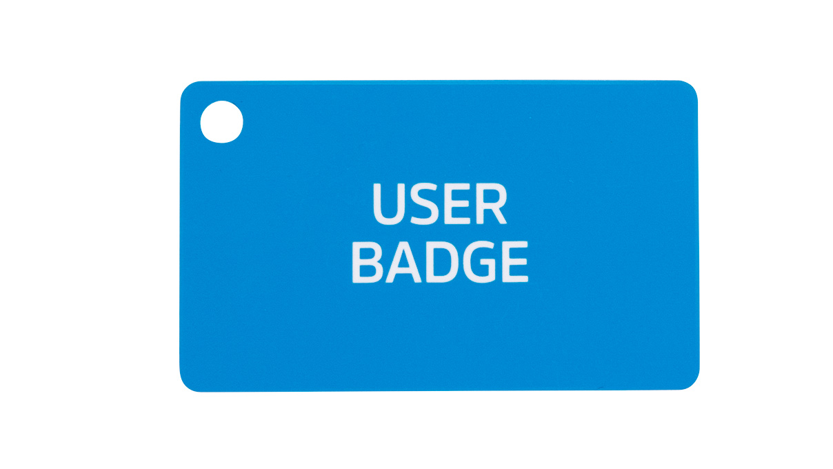Lista User-Badge für RFID Lock, blau, 5 Stück