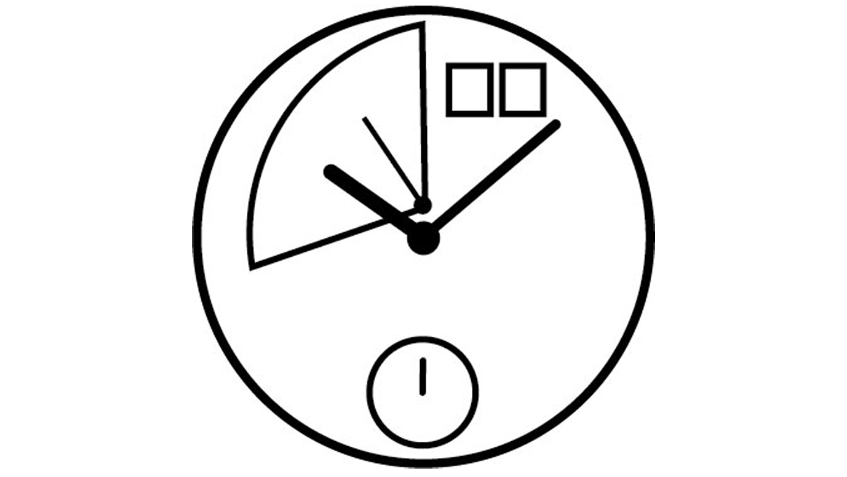 AU-Werk Ronda 7004.P 15''' DATE1 SS BIG DATE DAY RETRO Quartz (381 | SR1120SW)