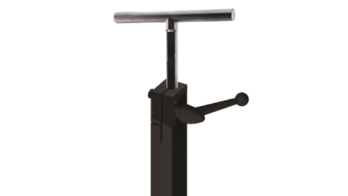 Querstange zum Aufsetzen auf Crevoisier Lapidiertischfuß, Ø 16 mm, zur Nutzung eines
Lapidierschlittens an einer Bandschleifeinheit