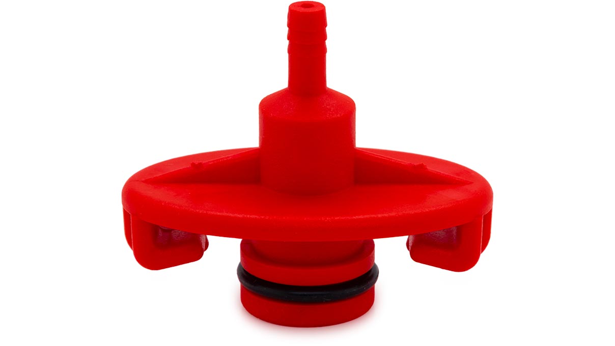 Sluitkop voor UV-cartridge met een capaciteit van 10 ml, voor doseerapparaat KDG 1000