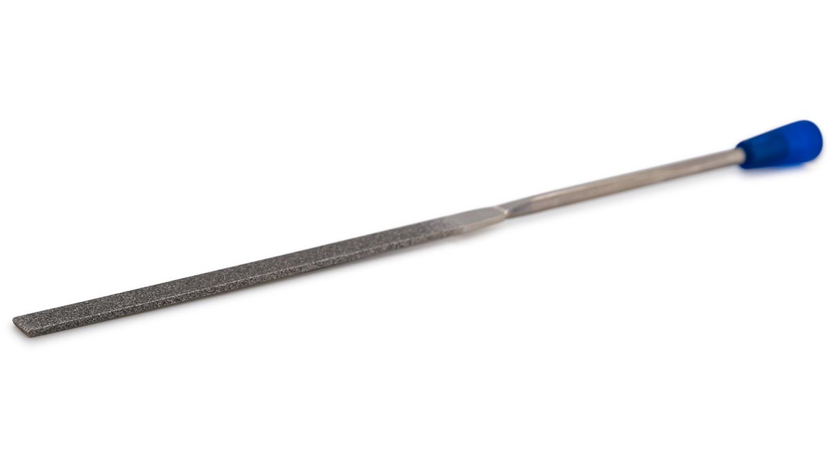 Diamond-needle-file, flat hand, grain D 126, coating 70 mm, length 140 mm