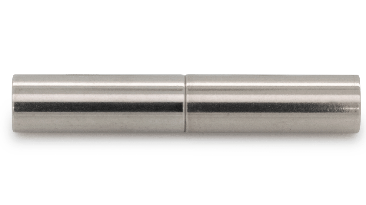 Magnetische sluiting, roestvrij staal, cilinder, Ø 3 mm, boring 4 mm