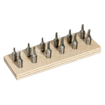 Flat sinkers set of 12 pieces for precision lathe Leinen N° 324350