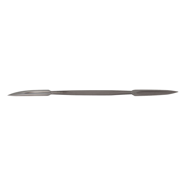 Dick Burnishers double, fine polished, one end hallow scraper, 190 mm,