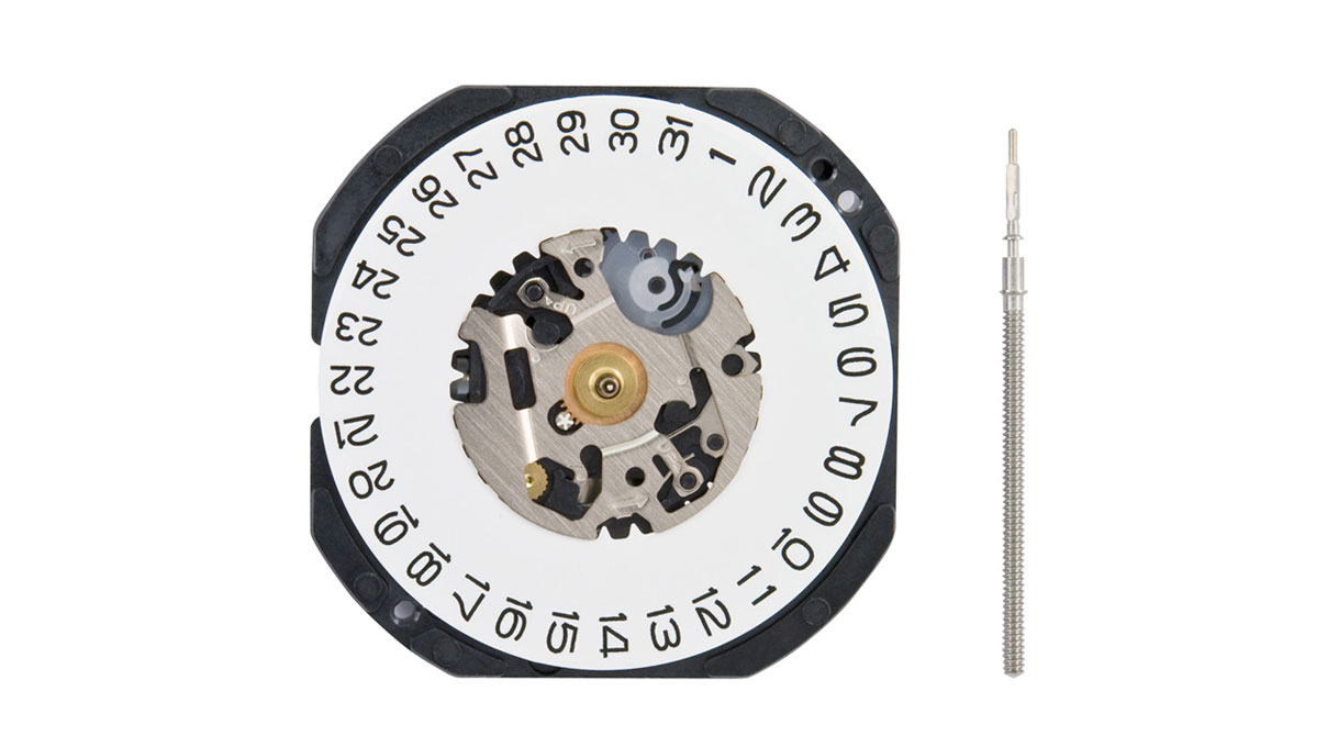AU-Werk Shiojiri (Seiko SII) 7N32 10 1/2''' DATE3 SC Quarz (371 | SR920SW)