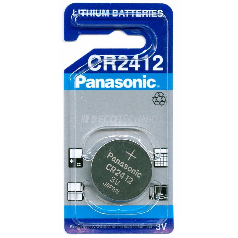 Panasonic CR 2412  Lithium, 3V