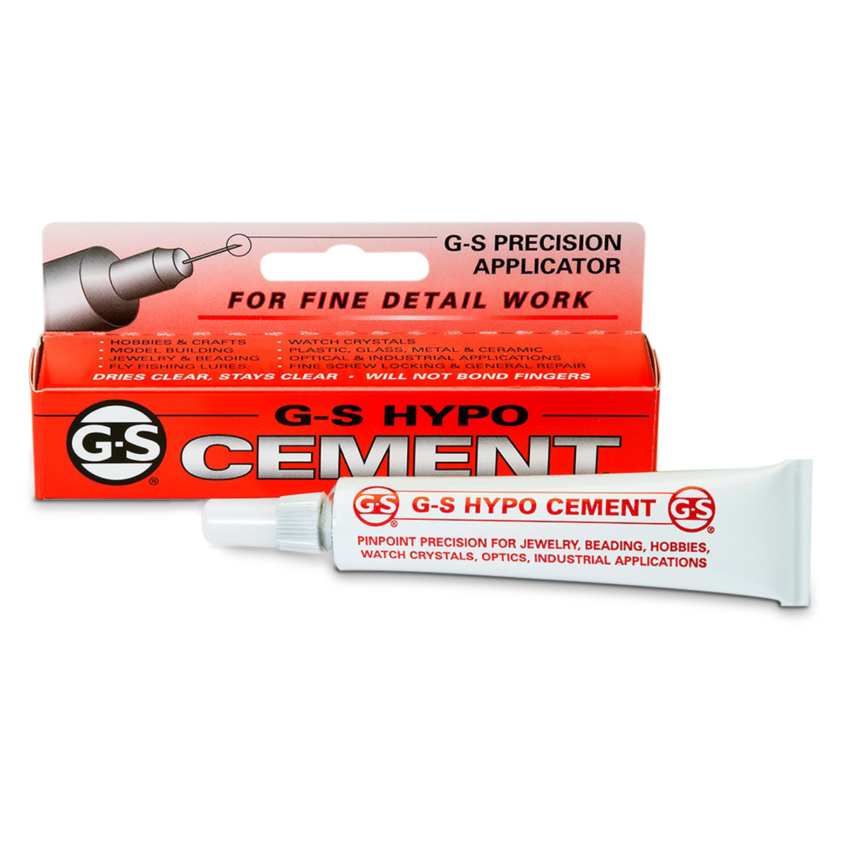 Glasplamuur Hypo Cement, 9 ml, met fijne doseerspuit