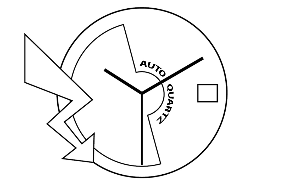 AU-Werk ETA 205.961.1 H1 11 1/2''' DATE3 SC AUTOQUARZ 24H Quarz (Akku) - Vergoldet