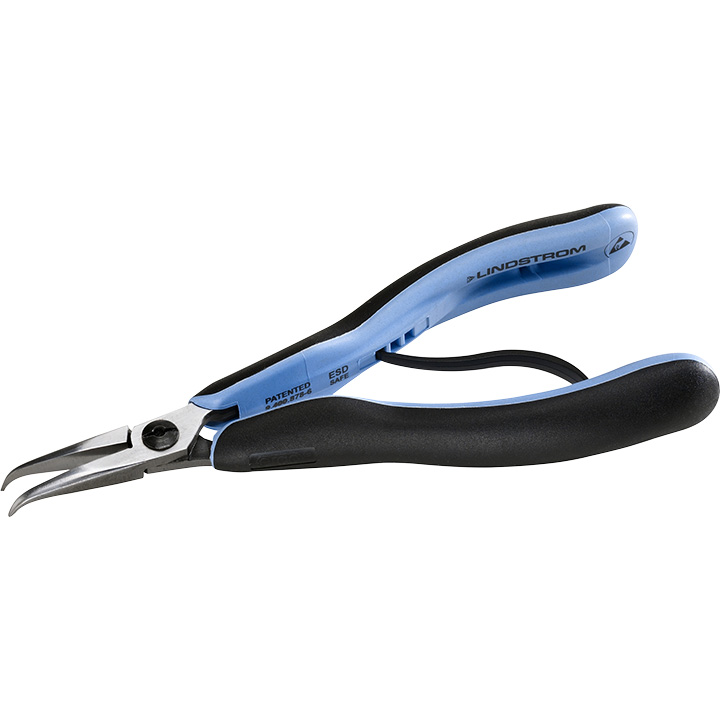 Lindstrom pince à becs demi-ronds courbée N°RX7892
