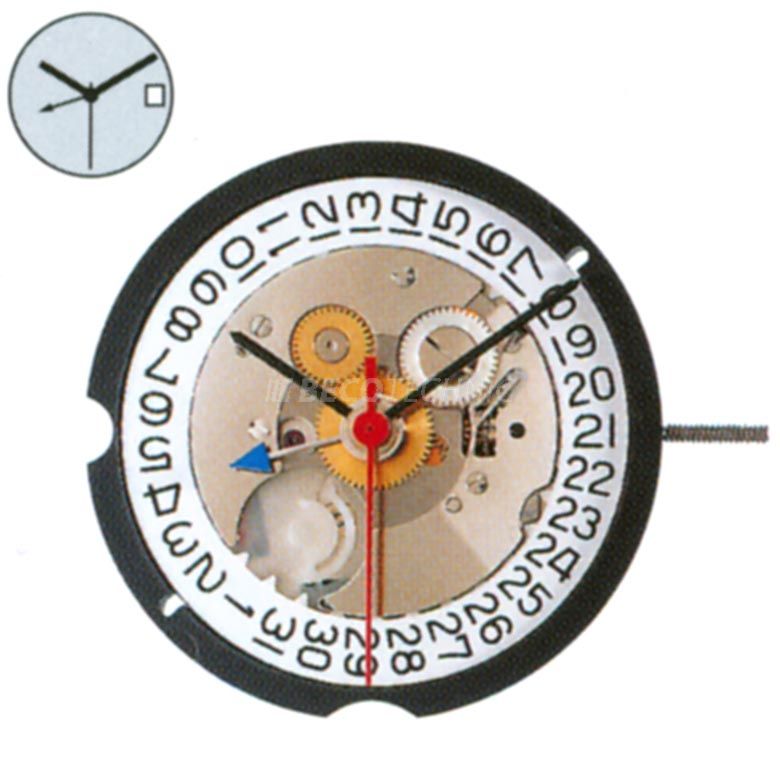 AU-Werk Ronda 505.24H H1 10 1/2''' DATE3 SC, DUAL TIME 24H (by hand) Quarz (371 | SR920SW) - Powertech
