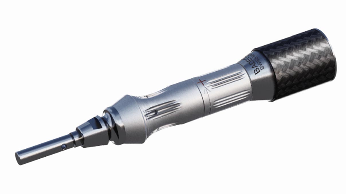 Badeco Hammer Nano 528C, starker Schlag, inkl. Roheinsatz