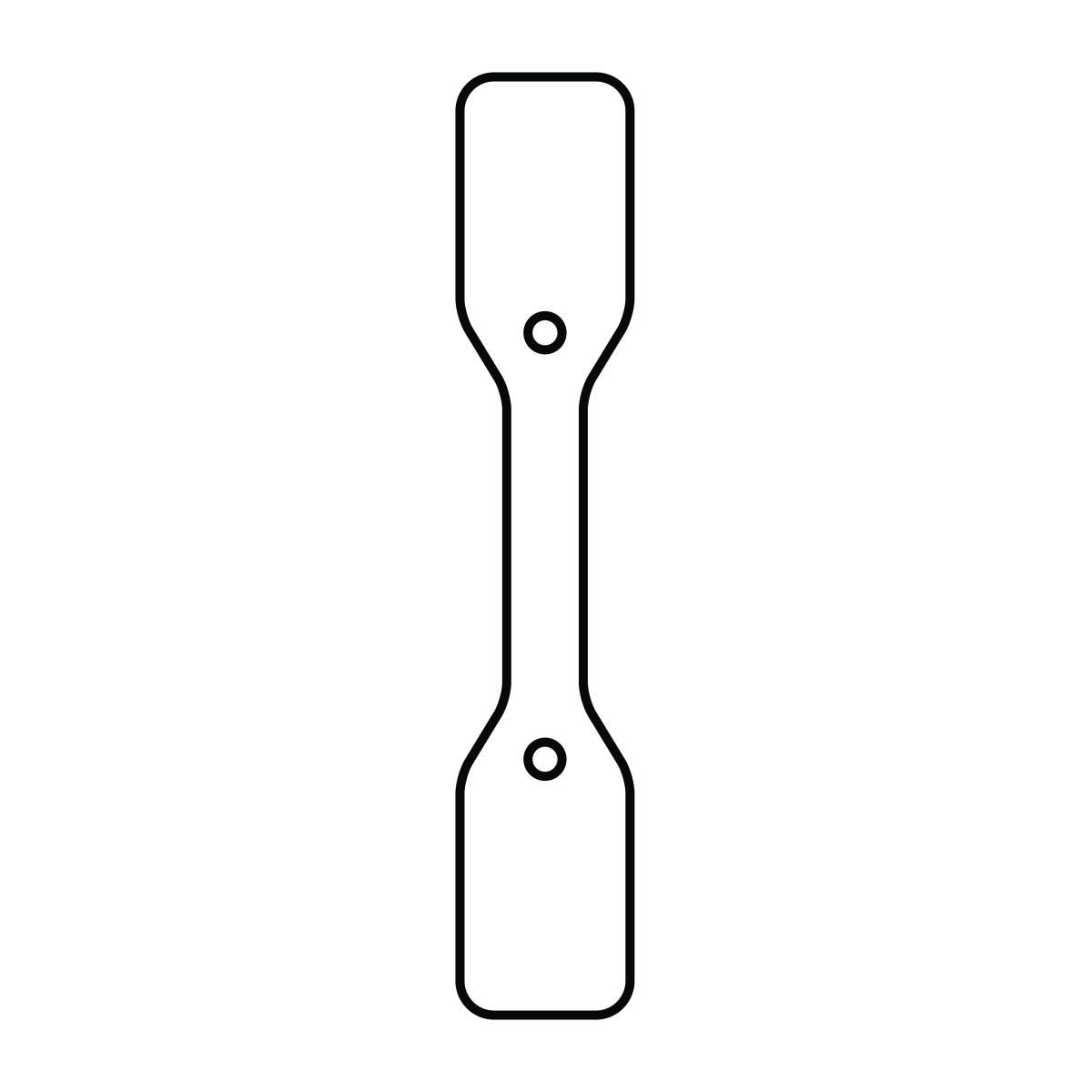 Pack à 100 Plastiketiketten mit Ösenverschluss weiß ca. 10 x 56 mm