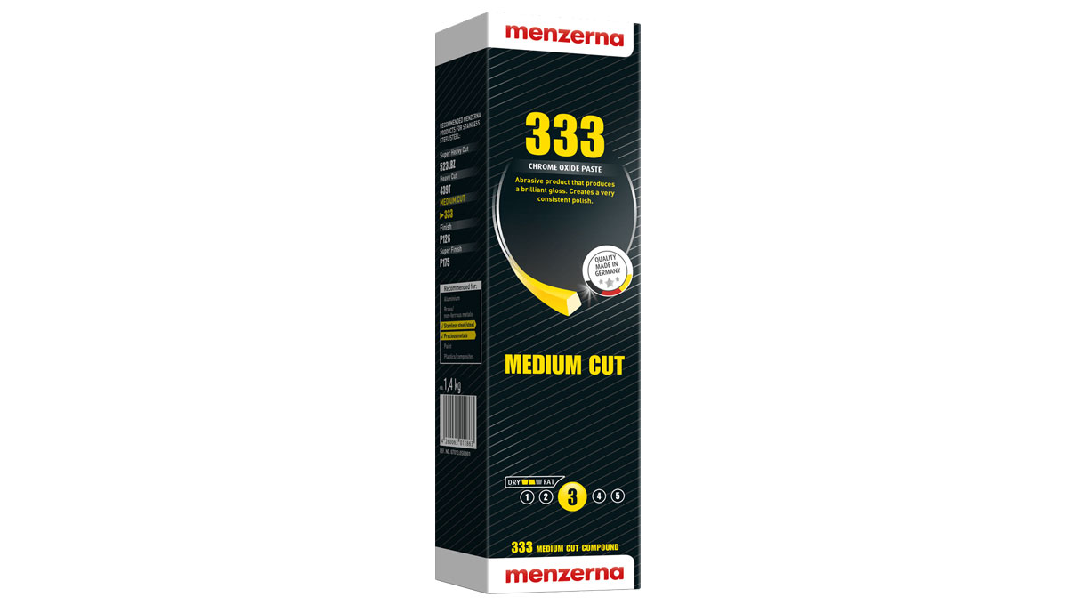 Menzerna 333 abrasive chromium oxide compound, green, 1,4 kg