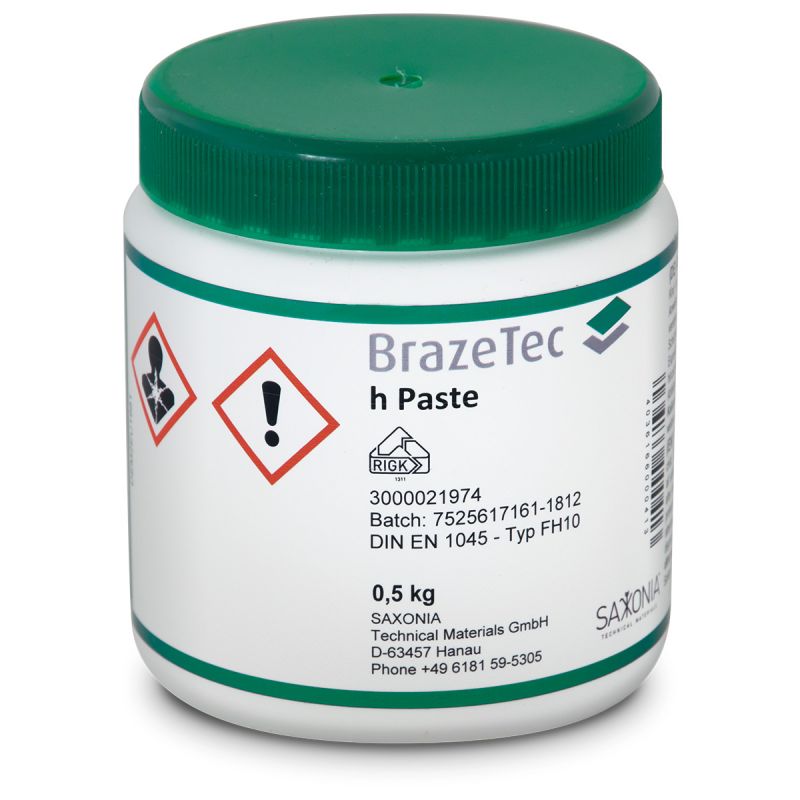 Brazing flux BrazeTec h paste 500 g 204501