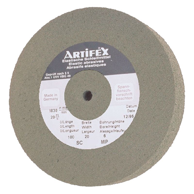 Artifex grinding wheel SC 46 WP, grain very coarse, hardness soft, Ø 50