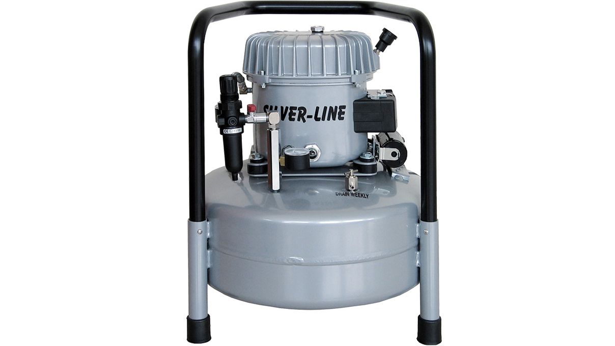 Planet Air compressor L-S50-25 Silver-Line, 16 bar, 24 l tank size | 313616