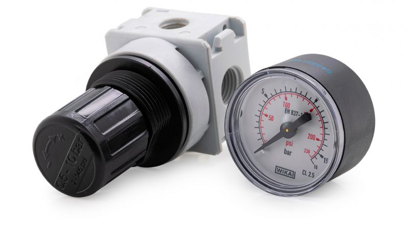 Filter pressure regulator with manometer | 313617D