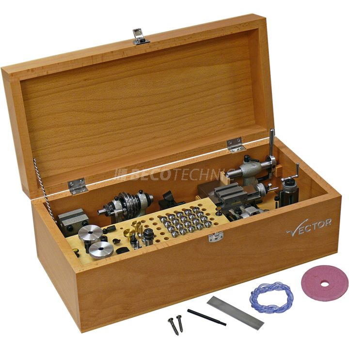 Precision lathe with 20 chucks Vector | 322210